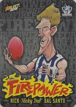 2015 Select AFL Champions - Firepower Caricatures #FC38 Nick Dal Santo Front